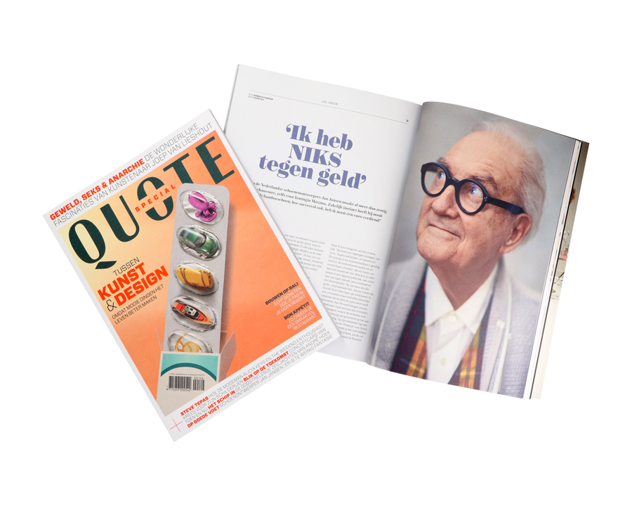 Jan Jansen in de Quote Designspecial: Een reis door zes decennia schoenontwerp Jan Jansen in de Quote Designspecial: Een reis door zes decennia schoenontwerp