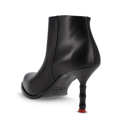 Bamboo Ankle Bootie Black