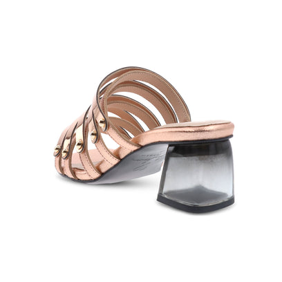 Transparant Mule Apricot