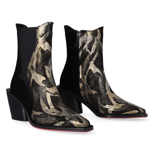 Ohio Dames Enkellaarsjes Safari/Black Ohio Dames Enkellaarsjes Safari/Black