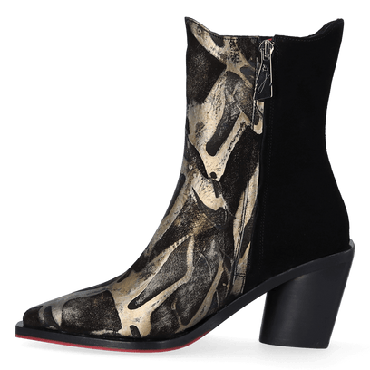 Ohio Dames Enkellaarsjes Safari/Black