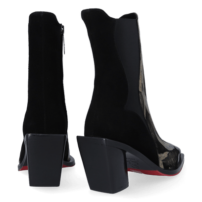 Ohio Dames Enkellaarsjes Safari/Black