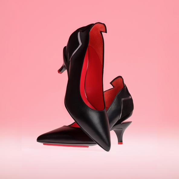 Duplex Rock Chique Pump Black Duplex Rock Chique Pump Black