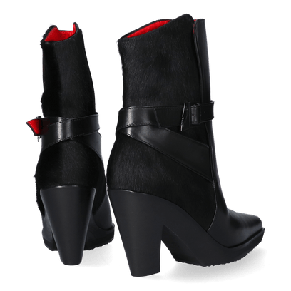 Emilia Dames Enkellaarsjes Nero