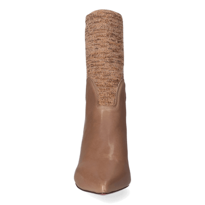Camille Dames Laarsjes Beige