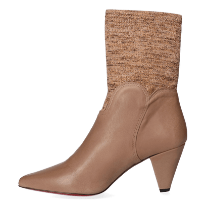 Camille Dames Laarsjes Beige