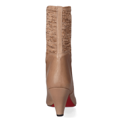 Camille Dames Laarsjes Beige