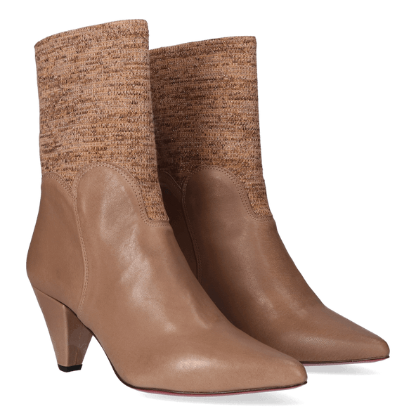 Camille Dames Laarsjes Beige Camille Dames Laarsjes Beige