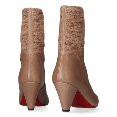 Camille Dames Laarsjes Beige